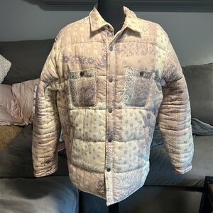 BDG - URBAN OUTFITTERS - Puffer Paisley Jacket - Size Small